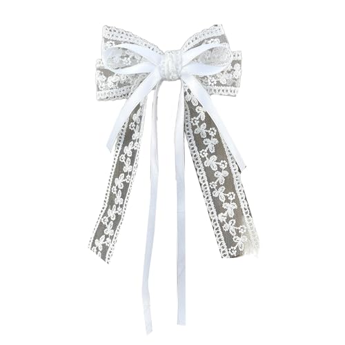 Haarclip Bow 2000er Stil Balletcore Large Bow Flat Clip Balletcore Haarnadel Bogen Elegante Haarclip Für Bündel von Zxfdsfdbnm