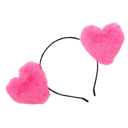 Haarreif mit Herzmotiv, für Mädchen, Musikfestival, Haarschmuck, Valentinstag, süßes Haarband von Zxfdsfdbnm