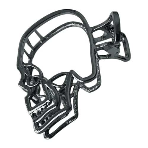 Halloween-Haarspange, Punk-Krallen-Clip, Totenkopf-Form, Haarklammer, Kostümzubehör von Zxfdsfdbnm