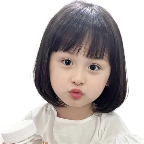 Kinder Kurze Puff Perücken Natürliche Lookings Haarteil Leicht Zu Tragen Atmungsaktives Futter Kopfstück Für Kleine Mädchenschule Event Kinder Synthetische Perücken Mit von Zxfdsfdbnm