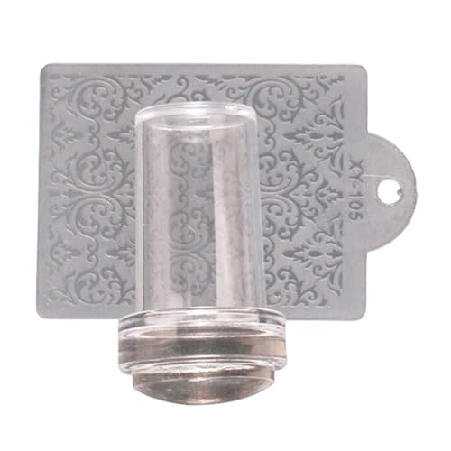 Klares Silikon Stempel Set Für Französische Nägel Mit Schabern Runder Sichtbarer Körper Gelee Stempel Für Nagelkunst Maniküre Designs von Zxfdsfdbnm