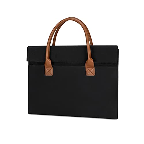 Laptoptasche, Multifunktions-Handtasche, Computer-Tragetasche für Männer und Frauen, Business-Reisetasche, Schwarz von Zxfdsfdbnm