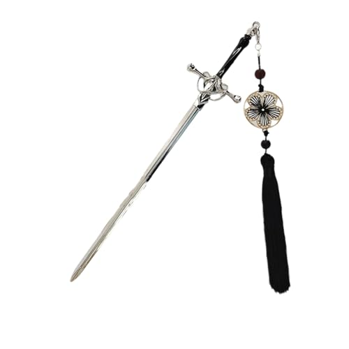 Legierung Schwerter Haarzubehör Multifirtional Quasten Haarschmuck Einzigartige Schwerter Haarnadellegierungstextur Für Jeden Look Geeignet von Zxfdsfdbnm