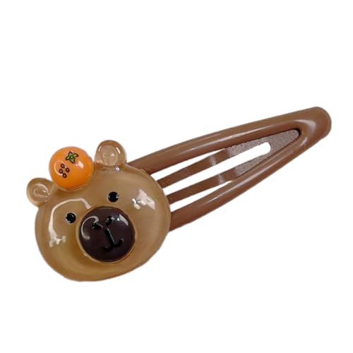 Mädchen Haare Clip Capybaras Frauen Kinder Haargröße Adorkable Kopfschmuck Barrettes Capybaras Form Süße 2000er Mädchen Haarnadeln von Zxfdsfdbnm