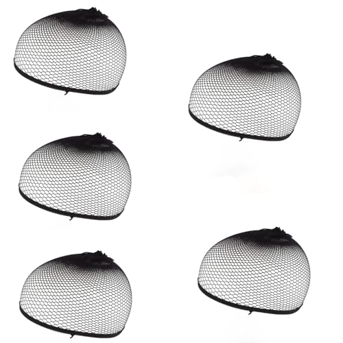 Perückenhut mit elastischen Kanten, dehnbares feines Netz-Haarnetz für Farbschutz und Kostüm-Perücken, elastisches Haarnetz von Zxfdsfdbnm