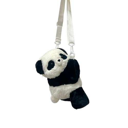 Plüsch Panda Umhängetasche Weiche Umhängetasche Cartoon Rucksack Schöne Tasche Einkaufstasche Für Den Alltag von Zxfdsfdbnm