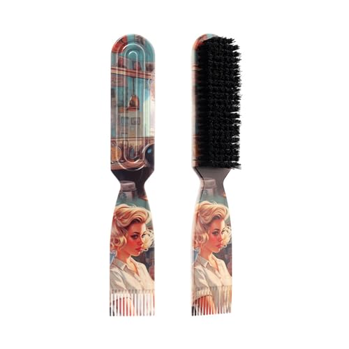 Praktische Haare Und Bartbürste Für Männer Und Frauen Weiche Borsten Für Sanfte Haut Tragbares Gesichtspflegewerkzeug von Zxfdsfdbnm