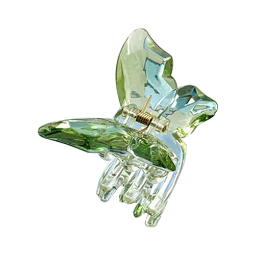 Schöne Haarklammer, transparent, Schmetterlingsform, Haarspange für Damen, Camping, seitliche Zöpfe, zarte Haarklammer für Mädchen Schöne Haarklammer, transparent, Schmetterlingsform, Haarspange für Damen, Camping, seitliche Zöpfe, zarte Haarklammer für Mädchen von Zxfdsfdbnm