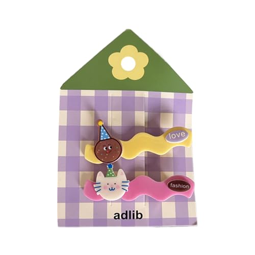 Schöne flache Haarspangen, 2000er-Jahre, Rickrack-Haarspange für Sträuße, Tier-Subkultur-Haarnadel von Zxfdsfdbnm