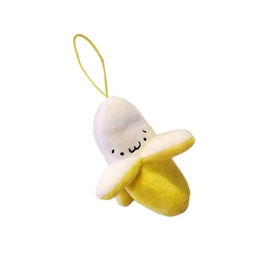Weiche Und Praktische Plüsch Bananenschlüsselring Spaß Design Cartoon Bag Charme Stilvolle Taschen Anhänger Für Geschenke Und Dekorationen von Zxfdsfdbnm