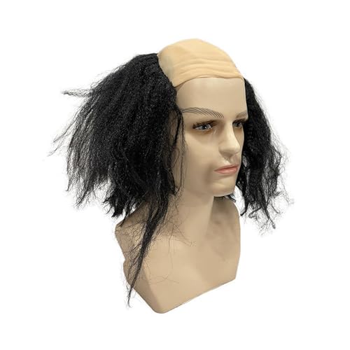 Wigs Cosplay Kahle Haarige Kopfbedeckung Kahlen Mann Für Rollenspiele Kostümpartys Lustiger Anbieter Wigs Thema von Zxfdsfdbnm