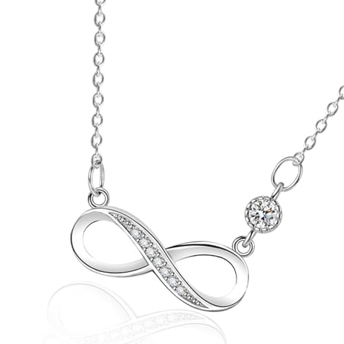 Zxfdsfdbnm Einzigartige Acht Lariat Halskette Anhänger Halskette Metall Textur Hollow Acht Charm Halskette Halshalsschmuck Für Modeliebhaber von Zxfdsfdbnm