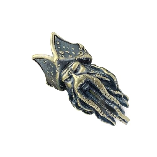 Zxfdsfdbnm Einzigartiger Sea King Anhänger Schlüsselring Schmuck Detaillierte Messing Messing Messingstruktur Für Schlüsselanhänger Oder Paracord Zubehör von Zxfdsfdbnm
