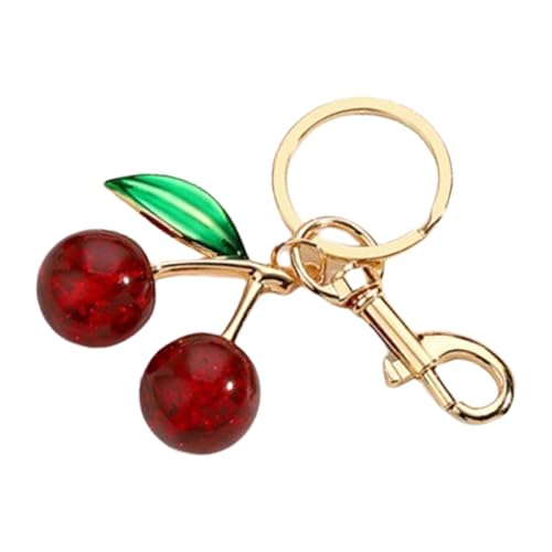 Zxfdsfdbnm Elegante Kirschenharz Anhänger Stylische Kirschen Schlüsselbeutelzubehör Keyrings Anhänger Für Partys Und Feierlichkeiten von Zxfdsfdbnm
