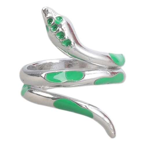 Zxfdsfdbnm Elegantes Dunkles Ton Schlangenarmband/Ringe Tragbares Accessoire Für Themenpartys Und Musikfestivals Täglich von Zxfdsfdbnm