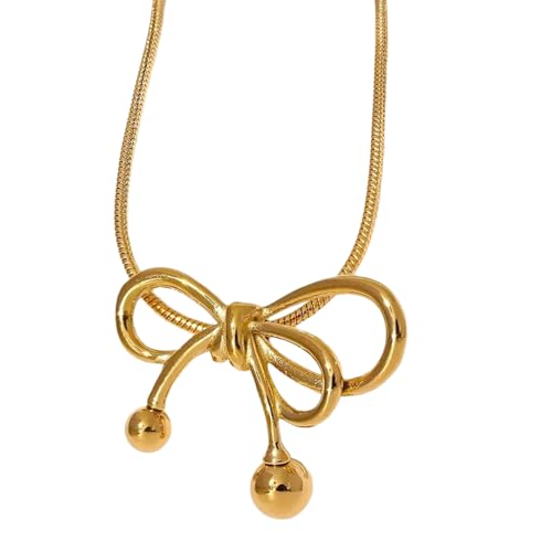 Zxfdsfdbnm Schmetterlings-Schleifen-Schlüsselbein-Kette, Halskette, Schleifen-Form, verstellbare Schlüsselbein-Kette, Dekoration für den täglichen Gebrauch von Zxfdsfdbnm