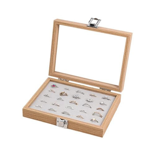 Zxfdsfdbnm Schmuckstaierbox Für Frauen Holzkette Ringe Organisation Hülle Mit Staubdichtem Deckel Für Modebegeisterte Zxfdsfdbnm Schmuckstaierbox Für Frauen Holzkette Ringe Organisation Hülle Mit Staubdichtem Deckel Für Modebegeisterte von Zxfdsfdbnm