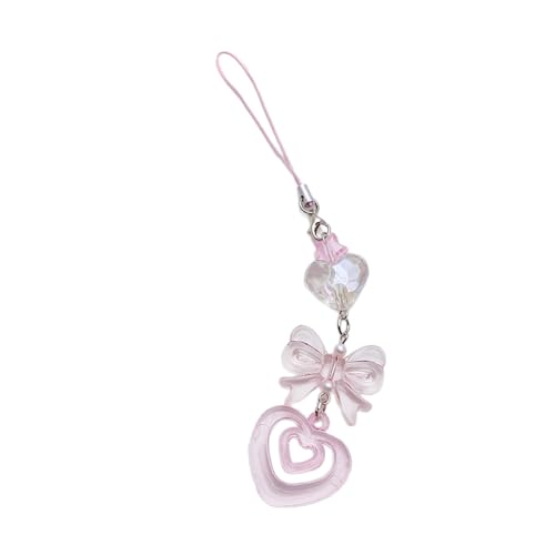 Zxfdsfdbnm Stilviser Perlen Keychain Acryllegierung Telefon Anhänger Farbenfrohe Perlen Keyring Und Einzigartige Geschenk Für Frauen Mädchen von Zxfdsfdbnm