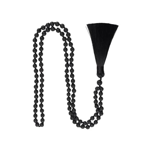 Zxfdsfdbnm Unisex Perlen Halskette Authentische Natursteine ​​Halskette Accessoires Stein Textur von Zxfdsfdbnm