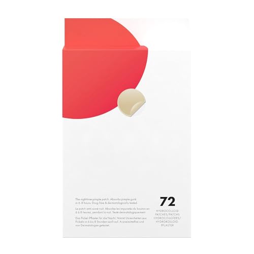 72 Stück Anti Pickel Patch Unsichtbar, Pickel Patches, Pimple Patches, Pickel Pflaster, Invisible Pimple Patches für das Gesicht, Hydrokolloid Akne Pflaster von ZyXSQoraphic