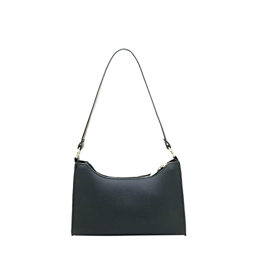 Zylione Mode Frauen Kunstleder Einfarbig Unterarm Tasche Telefon Tasche Umhängetasche Messenger Bag Handtaschen für Frauen Schultertaschen, Schwarz , Einheitsgröße von Zylione