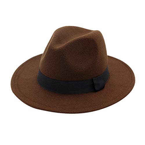 Zylione - Unisex-Erwachsene - Fedora - Sommer - Brown - Baumwolle - Crew Neck - Laufen - Hut von Zylione