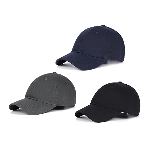 Zylioo 3 Stück Basecap Herren Kappe XL/XXL Baseballkappe Baseball Cap Verstellbare Sport Cappy Damen Für Großen Kopf von Zylioo