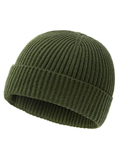 Zylioo Docker-Cap XXL Docker Mütze Für Großen Kopf Strickmütze Seemannsmütze Übergroße Hafenmütze Brimless Trawler Beanie Mütze Watch Cap von Zylioo