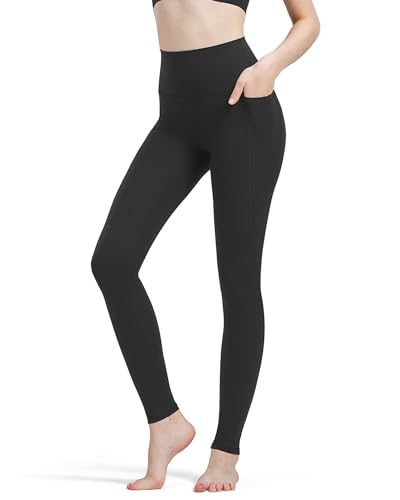 Zylioo Extra lang Bein Leggings Damen,Extra Tall Blickdicht Sportleggings Mit Tasche, Bauchkontrolle Yogahose Für Fitness Gym Alltag von Zylioo