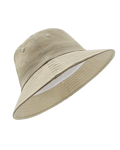 Zylioo UV Fischerhut Kleinen Größe,Sonnenschutz Anglerhut S-M,Sommer Bucket Hats 55cm,Atmungsaktiver schnelltrocknender Sonnenhut von Zylioo