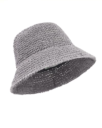 Zylioo L Strohhut Fischerhüte Für Kleine Kopf, Sommer Sonnenhut, Atmungsaktiv Strandut mit breiter Krempe Zylioo L Strohhut Fischerhüte Für Kleine Kopf, Sommer Sonnenhut, Atmungsaktiv Strandut mit breiter Krempe von Zylioo