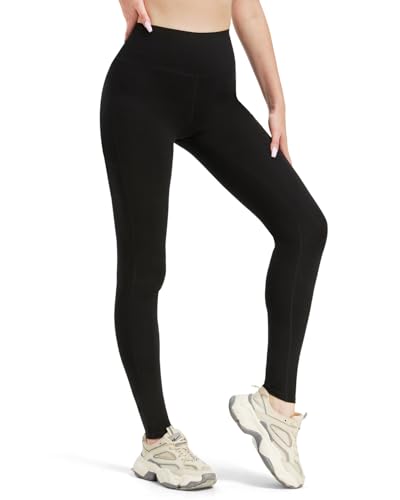 Zylioo Extra Lang Leggings Baumwolle Damen Lang Bein, Tall High Waist Yogahose Sportleggings Blickdicht Sporthose von Zylioo