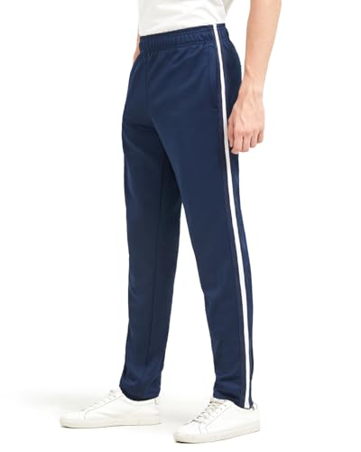 Zylioo Lang Jogginghose mit Seitenstreifen Herren,Lang Bein Sporthose Sweathose,Trainingshose Sweatpants Laufhose Jogger Hose von Zylioo