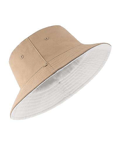 Zylioo Large Bucket Sun Hats Double Sided Hats Cap Reversible Fishing Hat Fisherman Hat for Big Heads von Zylioo
