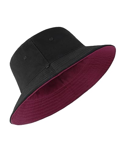 Zylioo Large Bucket Sun Hats Double Sided Hats Cap Reversible Fishing Hat Fisherman Hat for Big Heads von Zylioo