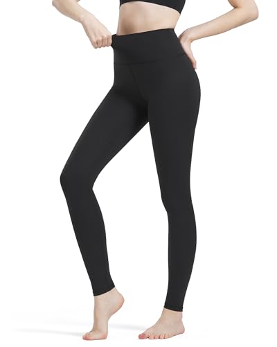 Zylioo Leggings Damen Lang Extra Tall,Blickdicht Sportleggings Mit Tasche,Lang Bein Hohe Taille Bauchkontrolle Yogahose Für Fitness Gym Alltag von Zylioo