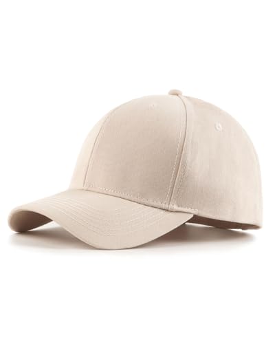 Zylioo M/L Verstellbare Basecap Für Großen Kopf,Herren Cap Kappe 58-60cm,Running Sport Baseballkappe von Zylioo