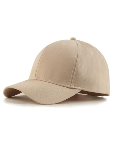 Zylioo M/L Verstellbare Basecap Für Großen Kopf,Herren Cap Kappe 58-60cm,Running Sport Baseballkappe von Zylioo