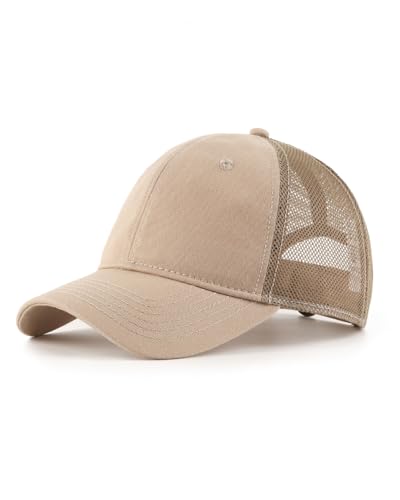 Zylioo Mesh Basecap XL/XXL Herren Trucker Cap Kappe Baseballkappe Baseball Cap Verstellbare Sport Cappy Damen Für Großen Kopf von Zylioo