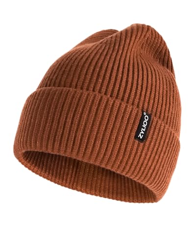 Zylioo Strickmütze Für Kleinen Kopf, Wintermütze Beanie Mütze Größe 53-55, Kleine Winter Warme Knit Cuffed Watch Cap von Zylioo