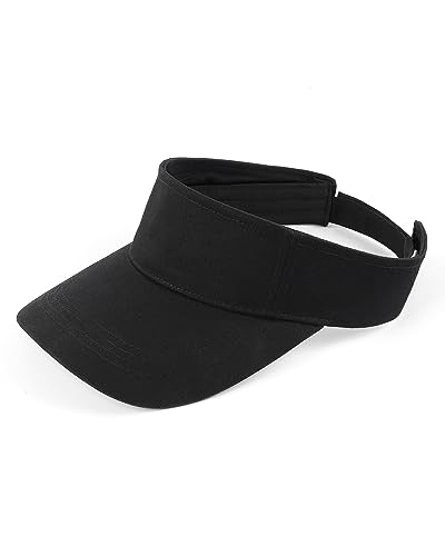 Zylioo Visor für Großen Kopf,Visier Kappe XL,Sonnenschild Visor Cap Schirmkappe mit Klettverschluss Größe 60cm von Zylioo