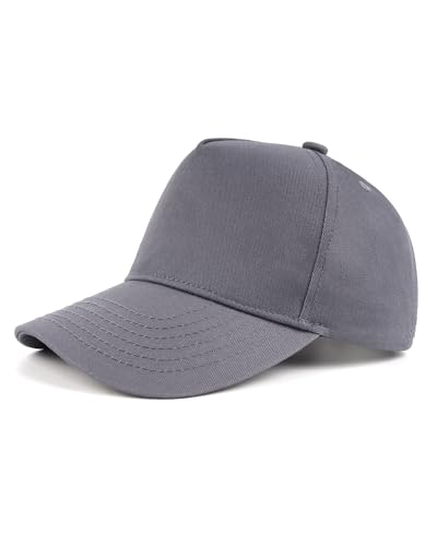 Zylioo XL/XXL 5 Panel Basecap Für Großen Kopf,Verstellbare High Crown Kappe Herren,Running Sport Baseballkappe von Zylioo