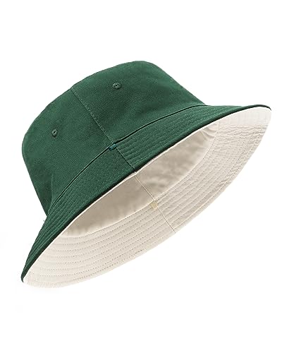 Zylioo XL Bucket Hat Fischerhut Große Doppelseitig Anglerhut Frauen Beidseitig Sonnenhut Sommerhut Herren Eimerhut Für Kopf von Zylioo