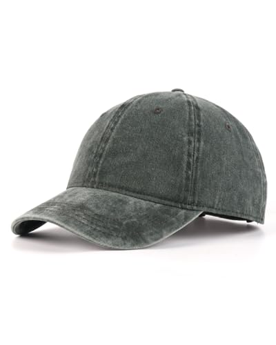 Zylioo XL/XXL Vintage Basecap Kappe Für Großen Kopf Pigment Baseballkappe Washed Cotton Used Look Baseball Cap Waschbare Cappy von Zylioo