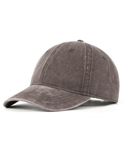 Zylioo XL/XXL Vintage Basecap Kappe Für Großen Kopf Pigment Baseballkappe Washed Cotton Used Look Baseball Cap Waschbare Cappy von Zylioo