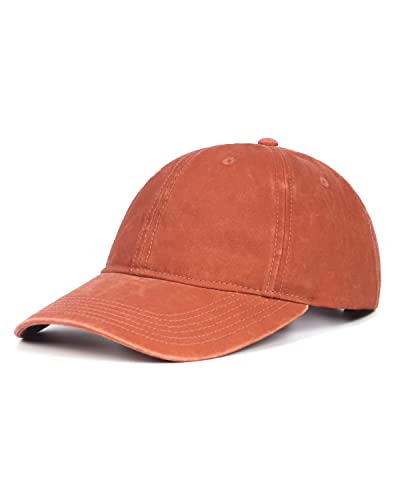 Zylioo XL/XXL Vintage Basecap Kappe Für Großen Kopf Pigment Baseballkappe Washed Cotton Used Look Baseball Cap Waschbare Cappy von Zylioo