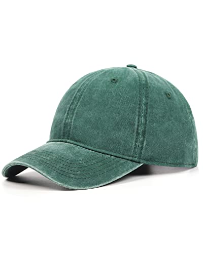 Zylioo XL/XXL Vintage Basecap Kappe Für Großen Kopf Pigment Baseballkappe Washed Cotton Used Look Baseball Cap Waschbare Cappy von Zylioo
