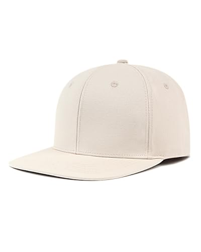 Zylioo XL-3XL Snapback Basecap für Großen Kopf,Flat Bill Baseballkappe,Sonnenschutz Running Caps von Zylioo