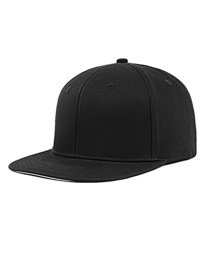 Zylioo XL-3XL Snapback Basecap für Großen Kopf,Flat Bill Baseballkappe,Sonnenschutz Running Caps von Zylioo
