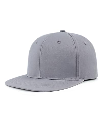 Zylioo XL-3XL Snapback-Mütze Basecap für Großen Kopf,Flat Bill Baseballkappe,Sonnenschutz Running Caps von Zylioo
